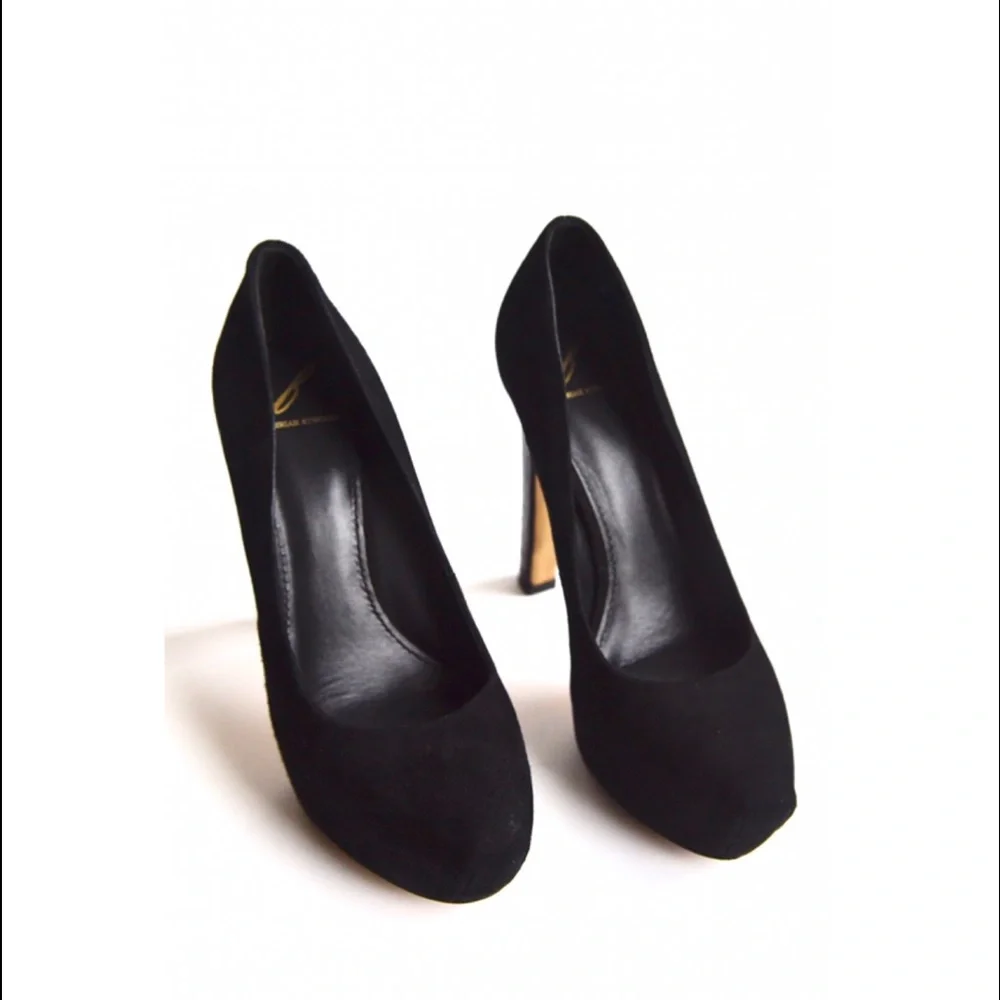 Sexy B Brian Atwood Black Pump Sz 7 - Picture 3 of 6